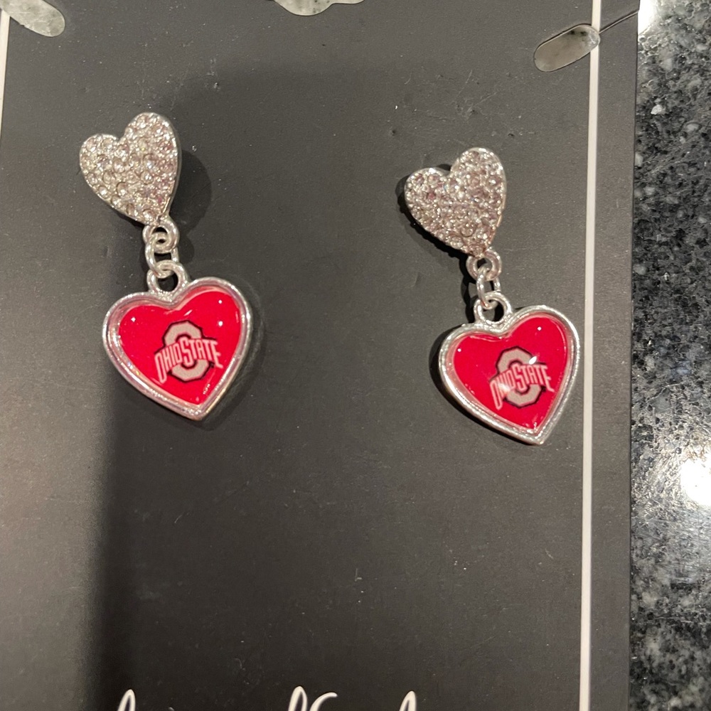 OHIO STATE BUCKEYES AMARA EARRINGS